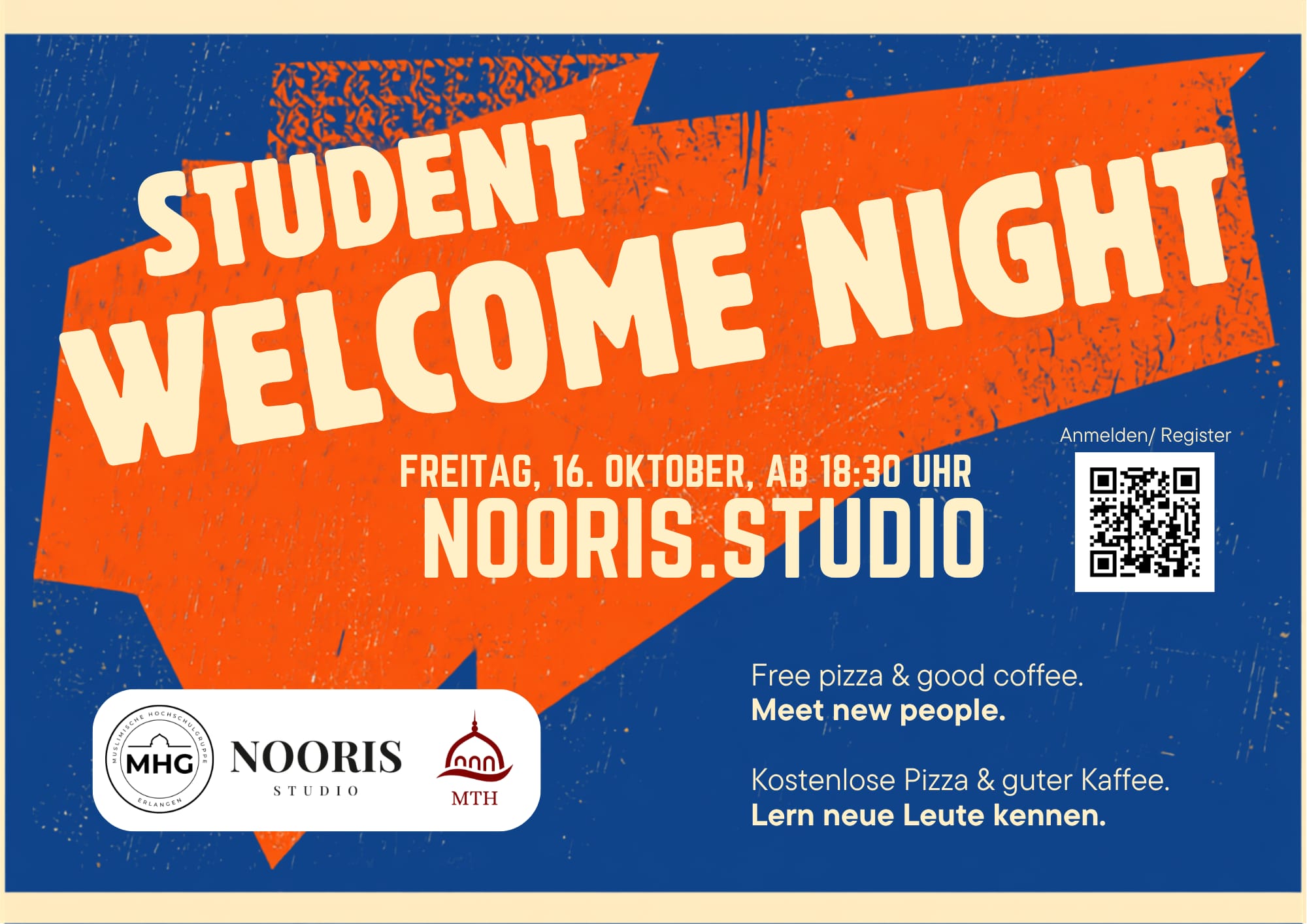 Student Welcome Night Flyer